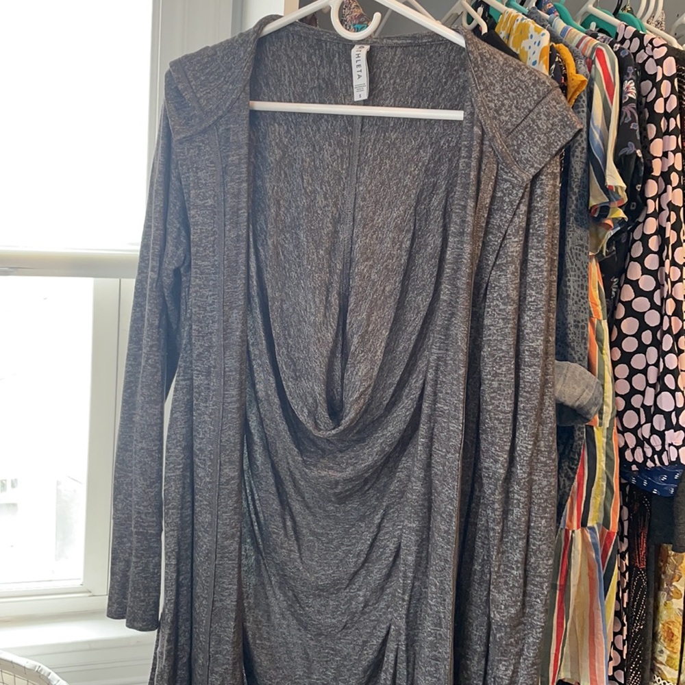 Athleta Harmony Wrap in Shale Heather